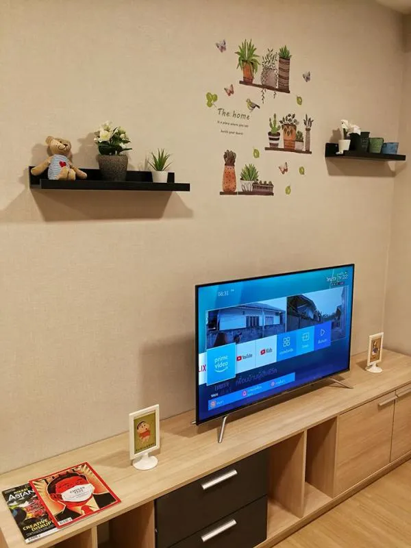 Lovely room, very nice, very nice, 1 bedroom for rent, Plum Alive Rangsit, ready to move in, fully furnished, move quickly
