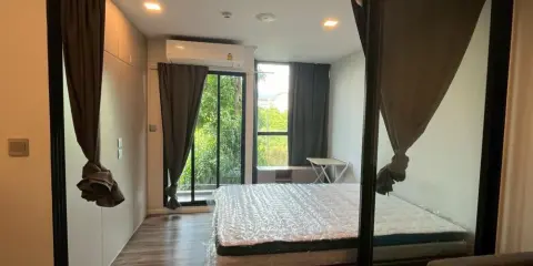 ขาย Atmoz Ratchada-Huaikwang 1 ห้องนอน 1 ห้องน้ำ เฟอร์นิเจอร์และเครื่องใช้ไฟฟ้าครบครัน จองเลย