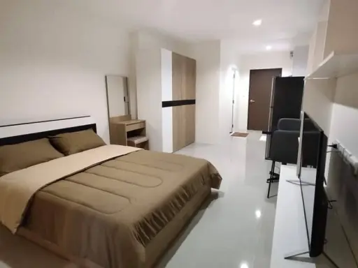 For rent!! Condo Asakan Place Srinakarin, full electrical appliances, furnished room, ready to move in, don't miss out!!