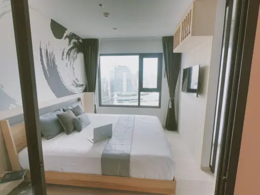 Condo for sale/ rent, Life One Wireless, high floor, beautiful view, fully furnished, ready to move in, convenient to travel, don't miss it