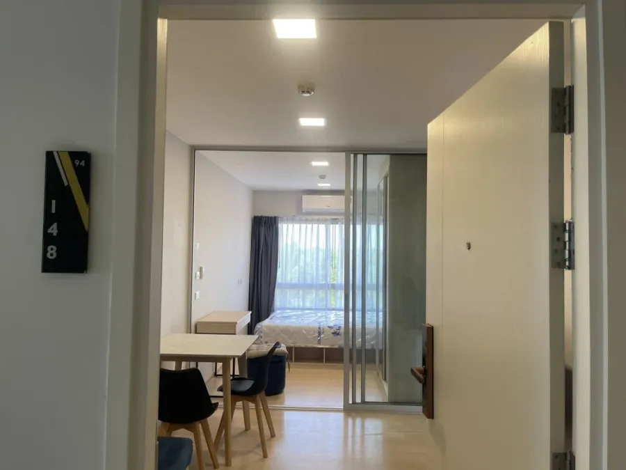 Plum Condo Rangsit Alive 1 for rent, 5th floor, unobstructed view, fully furnished. Book now! Don't miss out!