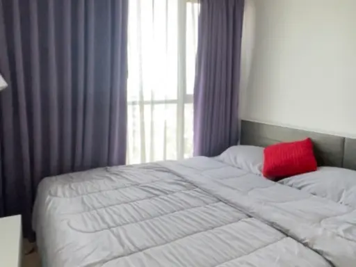 For rent The Base Rama 9 - Ramkhamhaeng, corner room, beautiful view, friendly price, complete in one place, book now.