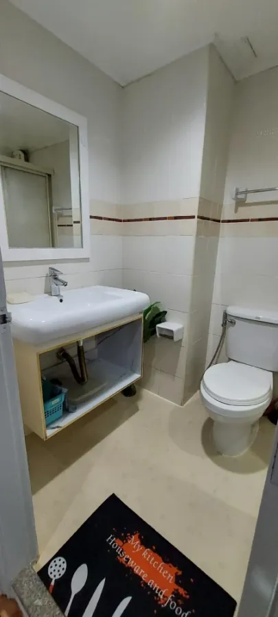 For rent: Lumpini Ville Sukhumvit 77, 12th floor, fully furnished, ready to move in. Reserve now, don't wait.