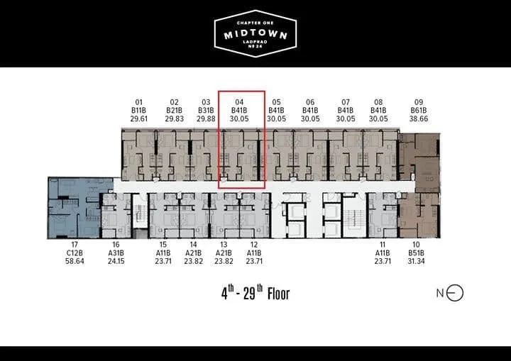 Condo for rent, sale, Chapter One Midtown Ladprao 24, nice room, wide size, fully furnished, good price, hurry to book