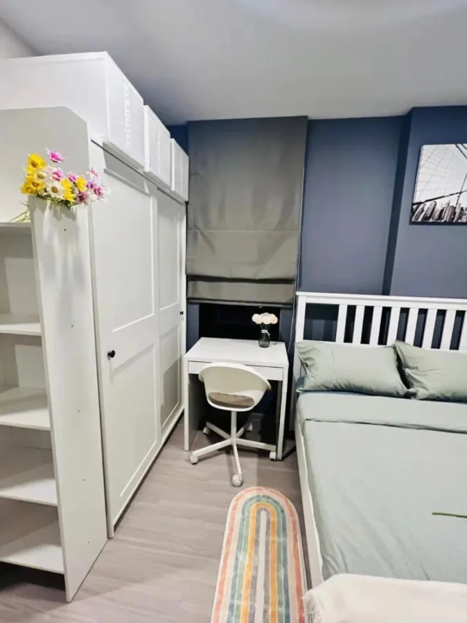 For rent!! Condo Aspire Asoke-Ratchada, fully furnished, good location, near MRT Rama 9, don't miss it!!