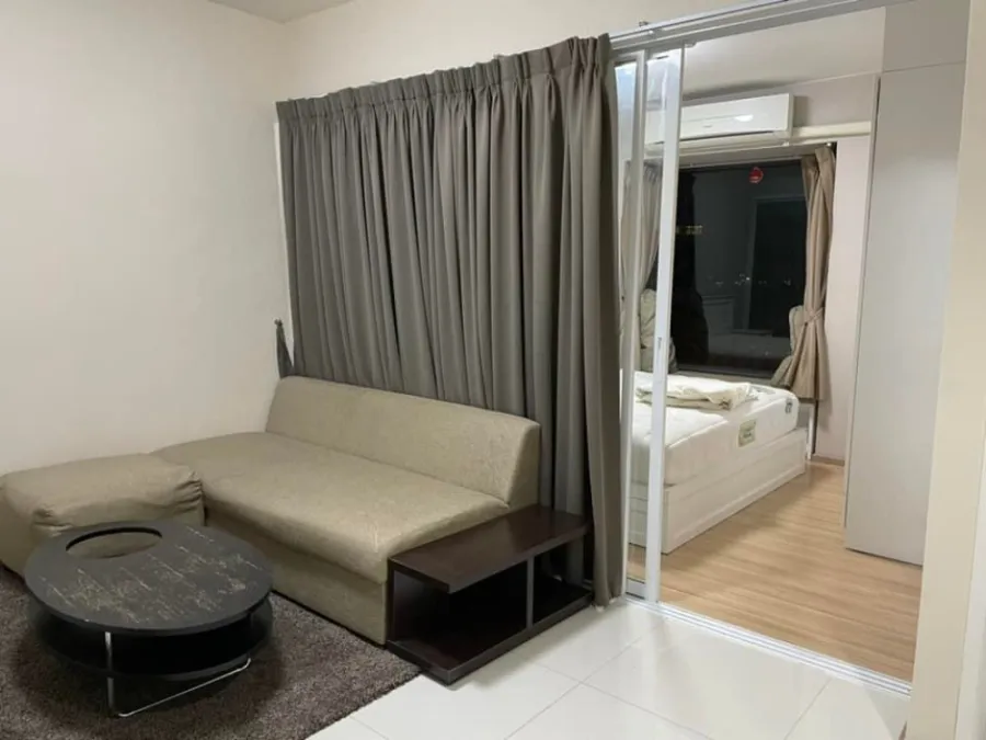 Condo for rent, Fuse Mobius Ramkhamhaeng Station, beautiful room, pool view, ready to move in, convenient transportation, don't miss it!!