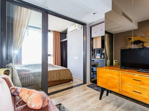 Condo for rent, The Line Chatuchak-Mochit, city view, high floor, good location, do not delay, book now!!