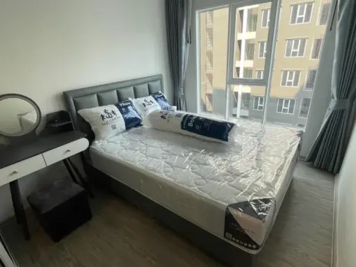 For rent: Regent Home Bangna, 26th floor, fully furnished, nice to live in, book now, don't miss out.