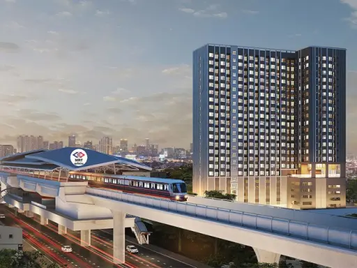Sale down payment, Condo The President Charan - Fai Chai Station intersection, 9th floor, beautiful view, near MRT, good location, good investment!! images