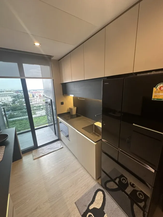 Condo for rent: The Room Sukhumvit 38, beautiful room, 15th floor, central garden floor, next to the garden, view of the garden and Chao Phraya River,