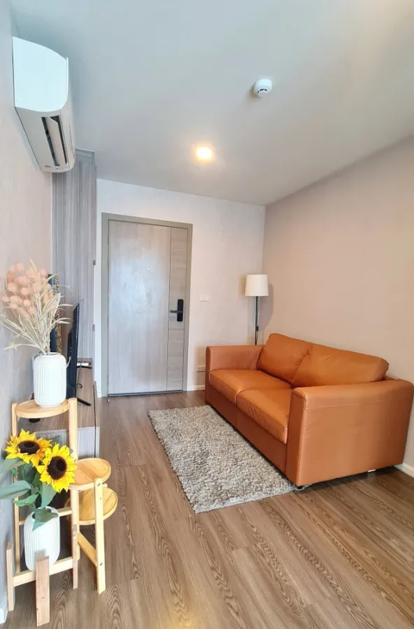 Condo for rent at The Origin Ramintra 83 Station. The unit is partitioned into separate, clearly defined zones. The price is affordable. Book now!