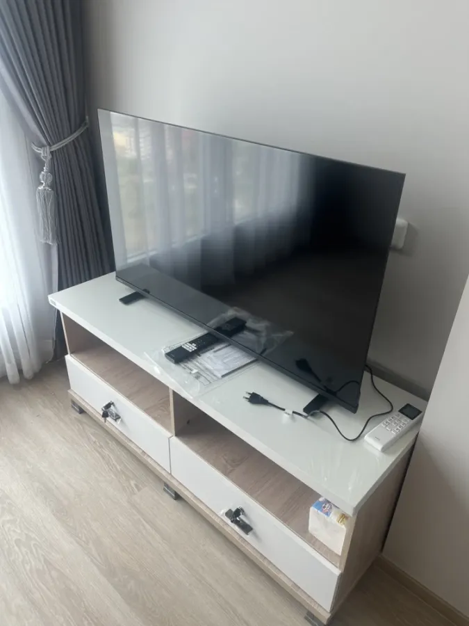Condo for rent, LUMPINI PLACE Chaengwattana - Pakkred Station. Ready to move in, fully furnished. Book now!