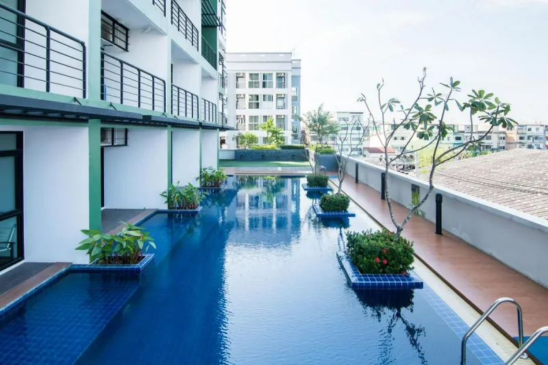 ให้เช่า Bangkok horizon p48 ห้องตกแต่งสไตล์มินิมอล ห้องสว่าง ขาวคลีนๆ พร้อมเข้าอยู่