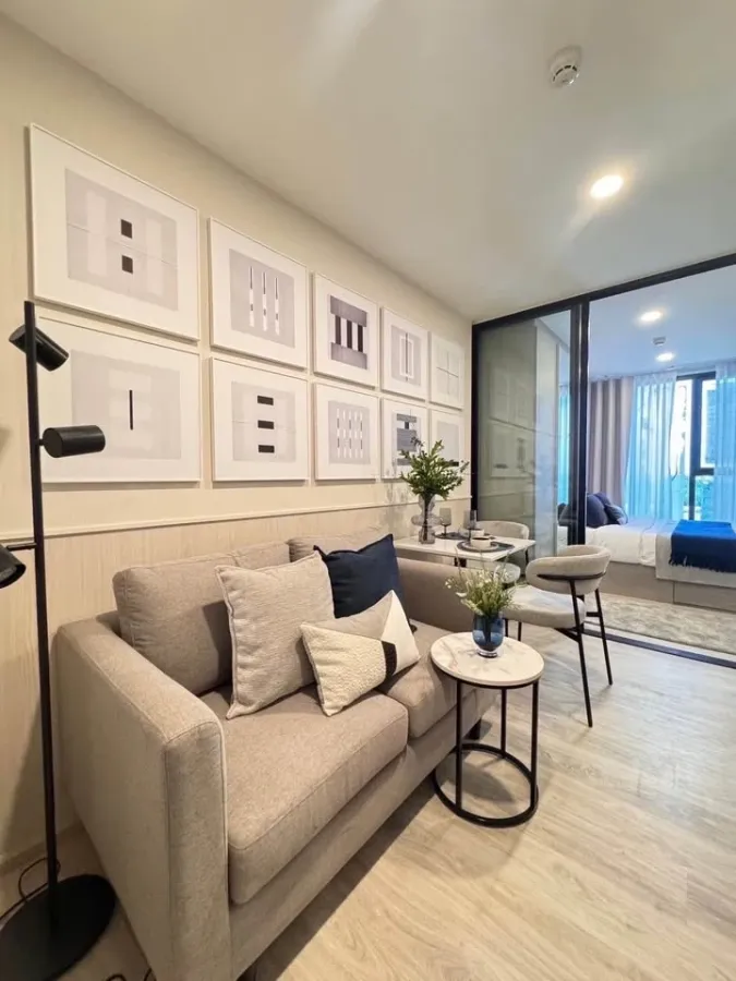 Down payment sale, So Origin Phahonyothin 69 Station, 6th floor room, north side, can see Don Mueang Airport, hurry up and grab it.