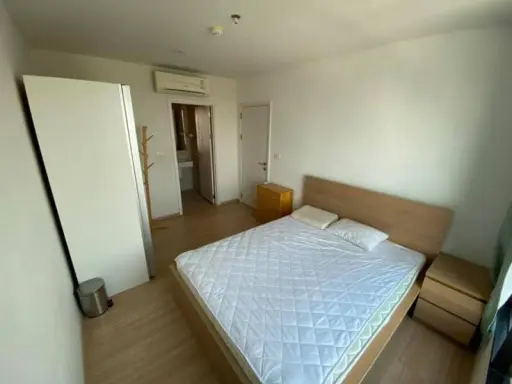 Condo for rent, The Base Chaengwattana, 1 bedroom, corner room, very good view, fully furnished, ready to move in, book now, don't wait, hurry up