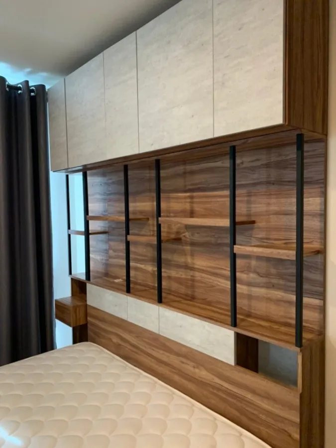 For rent, The Selected Kaset-Ngamwongwan, 18th floor, bright room, comfortable to the eye, plus a very beautiful city view. You can't miss it.