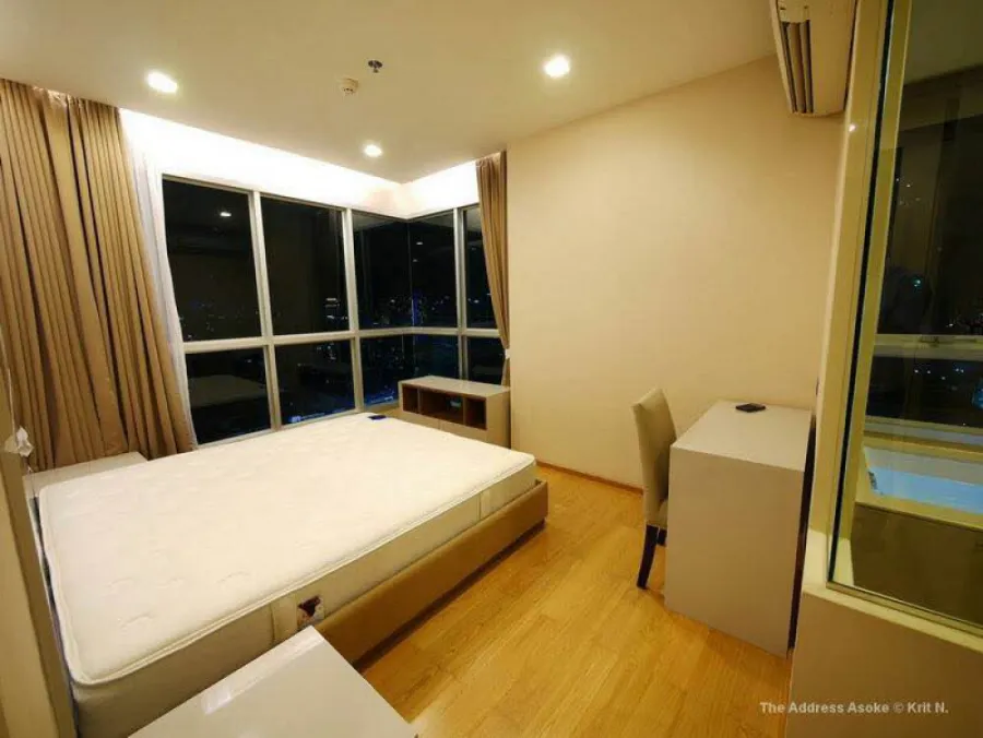 ให้เช่า The Address Asoke Asoke ห้องแต่งพร้อมอยู่ 30 วิวสุดปัง ราคาสุดโดนมาจองวันนี้