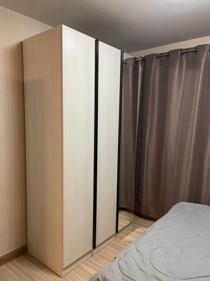 For rent, Plum Condo, Phahonyothin 89, Building A, 3rd floor, corner room, fully furnished, nice to live in. Book now, don't wait, hurry.