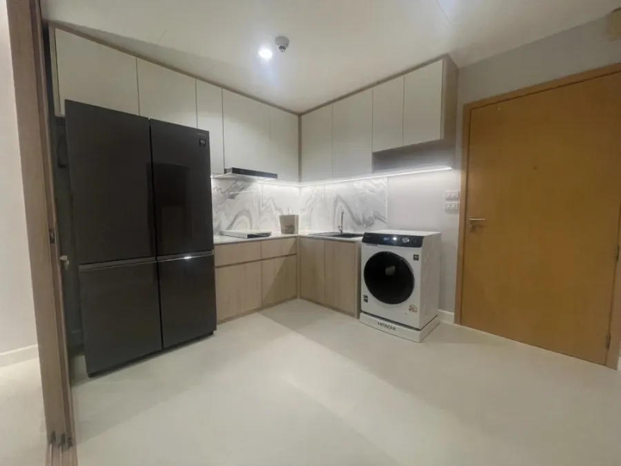 For rent, Villa Ratchadevi, a nice condo, well-built interior, fully furnished, just bring your bags!!