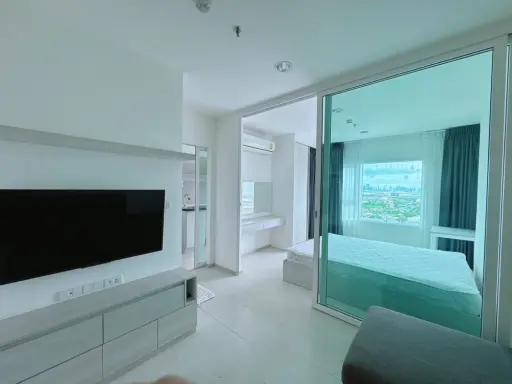 ให้เช่า ASPIRE Erawan 1 ห้องนอน 1 ห้องน้ำ มาพร้อมเฟอร์และเครื่องใช้ไฟฟ้าครบครัน จองเลย images