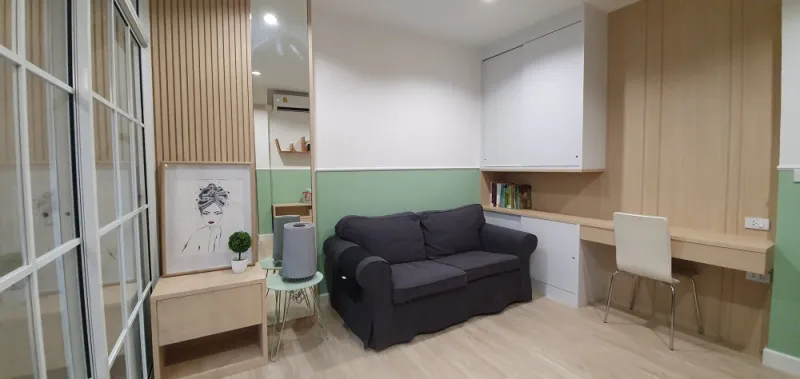 ขาย ให้เช่า Life @ Ratchada - Suthisan 1 ห้องนอน 1 ห้องน้ำ มีระเบียง ชั้น 18 ขนาด 34 ตรม. รีบจองเลย