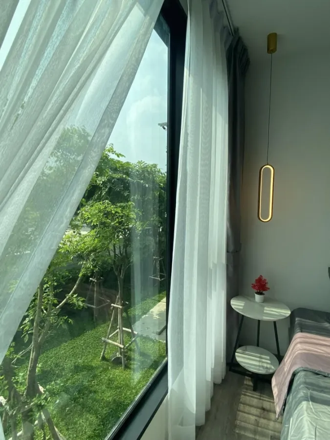 ให้เช่า Kave Embryo รังสิต คอนโดแต่งครบพร้อมอยู่ วิวต้นไม้ บรรยากาศดีมาก แบบนี้ต้องจอง