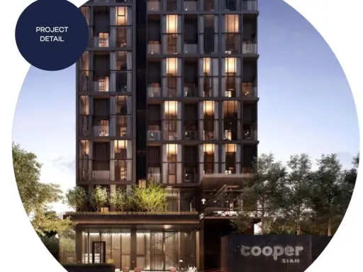 คอนโด คูเปอร์ สยาม ห้องสไตล์ Combo Loft วิวดี ทิศใต้ ชั้น7 ห้องใหญ่มาก เฟอร์นิเจอร์ครบ พร้อมอยู่