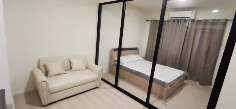 ให้เช่า A Space Mega 2 1 ห้องนอน 1 ห้องน้ำ เฟอร์นิเจอร์และสิ่งอำนวยความสะดวกครบครัน จองเลย