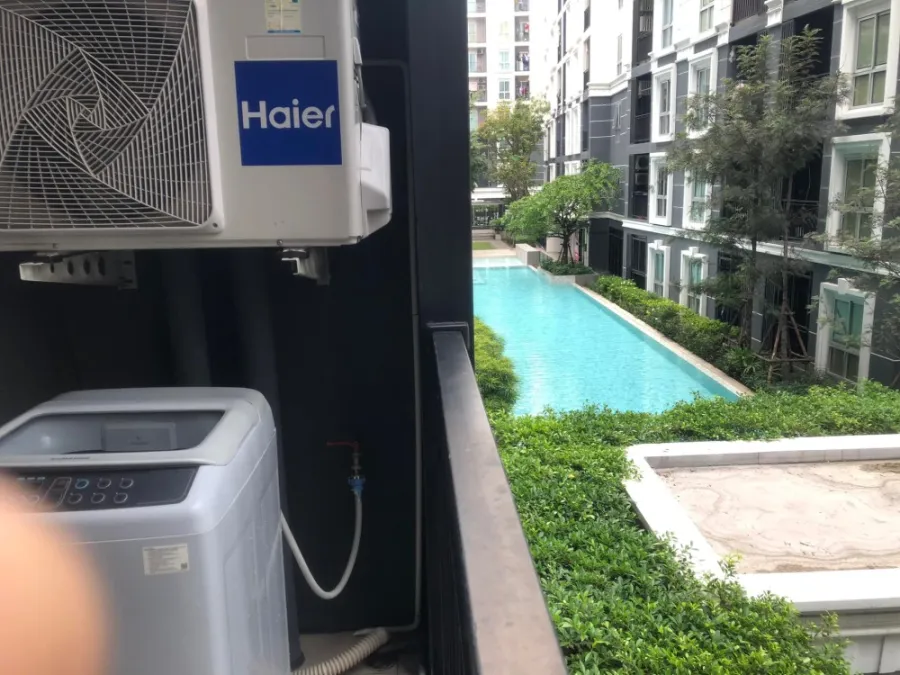 For rent, Plum Condo Chaengwattana, Phase 3, Building B, Station, good view, next to the swimming pool This price is very worthwhile. Book now