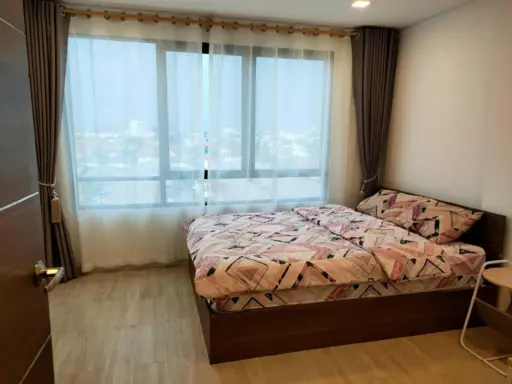 Condo for rent, Atmoz Lat Phrao 71, bright and spacious room with facilities. You shouldn't miss it.