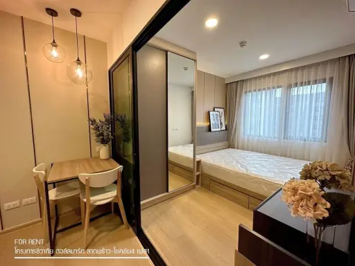 For sale Chewathai Hallmark Lat Phrao-Chokchai 4, fully furnished, build-in, soft color tones, pleasing price, hurry and book now. ​ images
