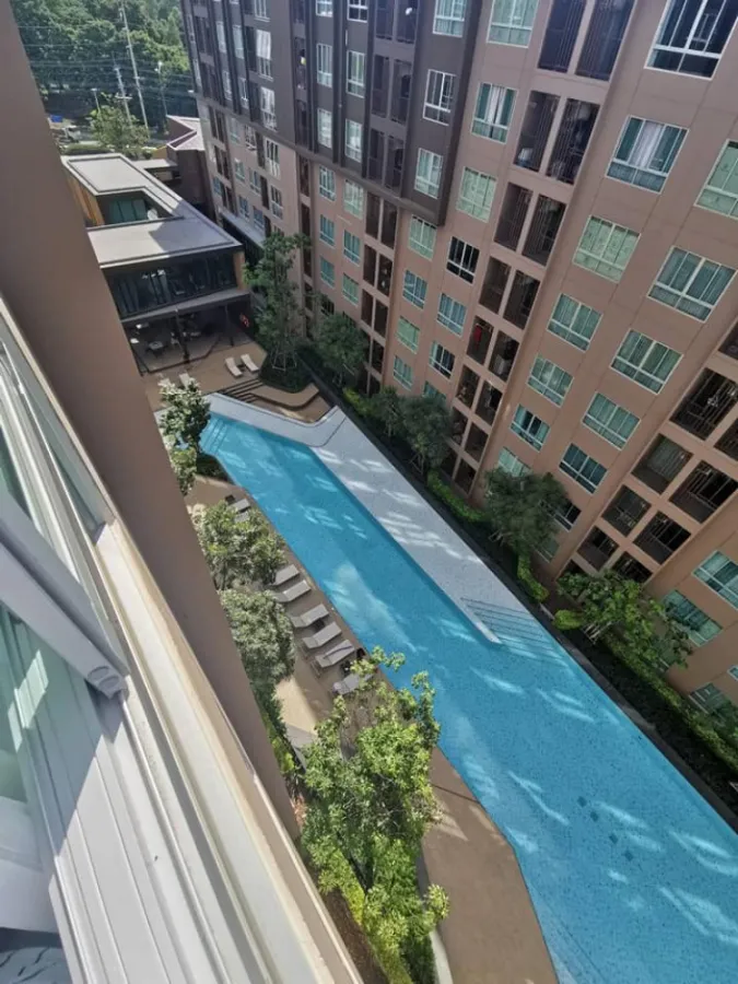For rent, D Condo Campus Kamphaeng Saen, fully furnished, ready to move in, book now.