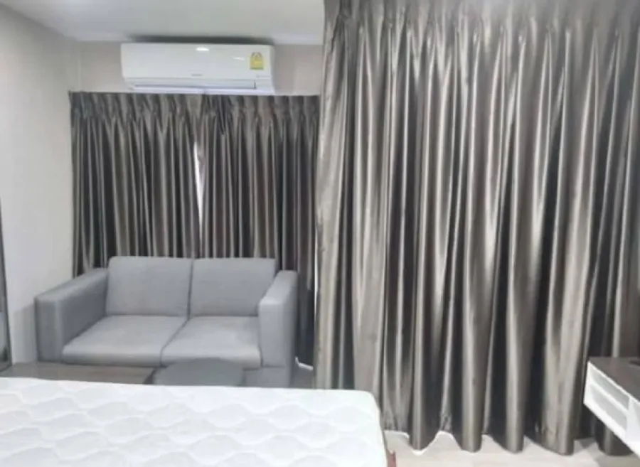 Condo for sale, D Mark Condo at Sutthisan, Studio room, fully furnished. complete electrical appliances You can finish here.