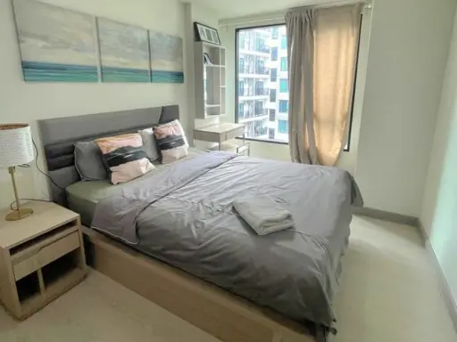 Condo for rent, The Niche Mono Sukhumvit 50, pool view. Complete electrical appliances, convenient to travel, don't wait.