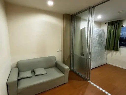 For rent: Lumpini Condo Town Ramindra-Lat Pla Khao. Nice room, not on a high floor, and affordable.