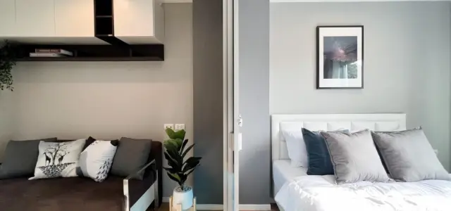 ให้เช่า ลุมพินี วิลล์ ลาซาล-แบริ่ง ชั้น 4 ห้องมุมเป็นส่วนตัวมาก ตกแต่งอย่างดี โซฟานั่งสบายสุดๆ ด่วนๆ images