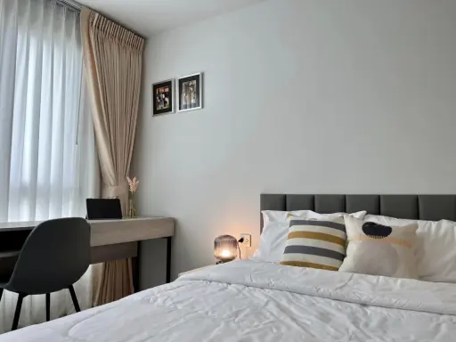 For rent: Kave Ava, 8th floor, fully furnished room with furniture and electrical appliances. Interested in booking now, don't miss out.