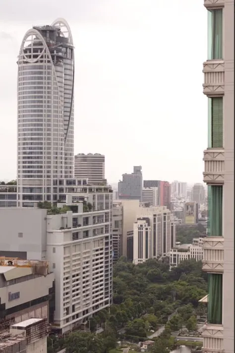 For rent!! Condo Q Chidlom-Phetchaburi, 30th floor, city view, beautiful room, fully furnished. Hurry and reserve before it's gone. Don't miss it!!