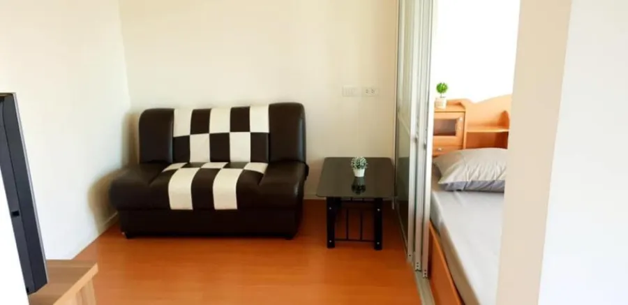 Condo for rent, Lumpini Rattanathibet-Ngamwongwan. Ready to move in, high floor, great view, complete in this room.