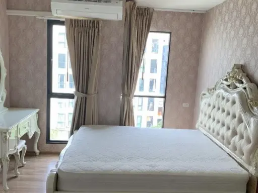ให้เช่า Unio Sukhumvit 72 ห้องสตูดิโอ ตกแต่งสไตล์เจ้าหญิง ติดวอลเปเปอร์อย่างดี รีบจองเลยตอนนี้