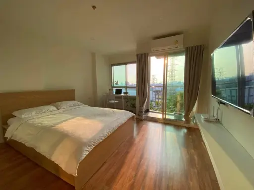 For rent, Condo Lumpini Ville Phatthanakan - Srinakarin. room ready Fully furnished, electrical appliances must be reserved.