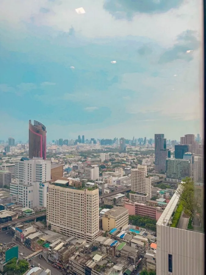 Sell The Line Phahol-Pradipat, high floor, good view, beautiful room, full built-in furniture Don't just look at it, hurry up and reserve it.
