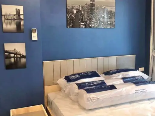 Condo for rent, Lumpini Ville On Nut-Pattanakarn, garden view room, fully furnished, beautiful decoration, don't miss it