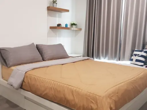 Condo for rent, Rich Park Triple Station, ready to move in fully furnished Free built-in washing machine, book now