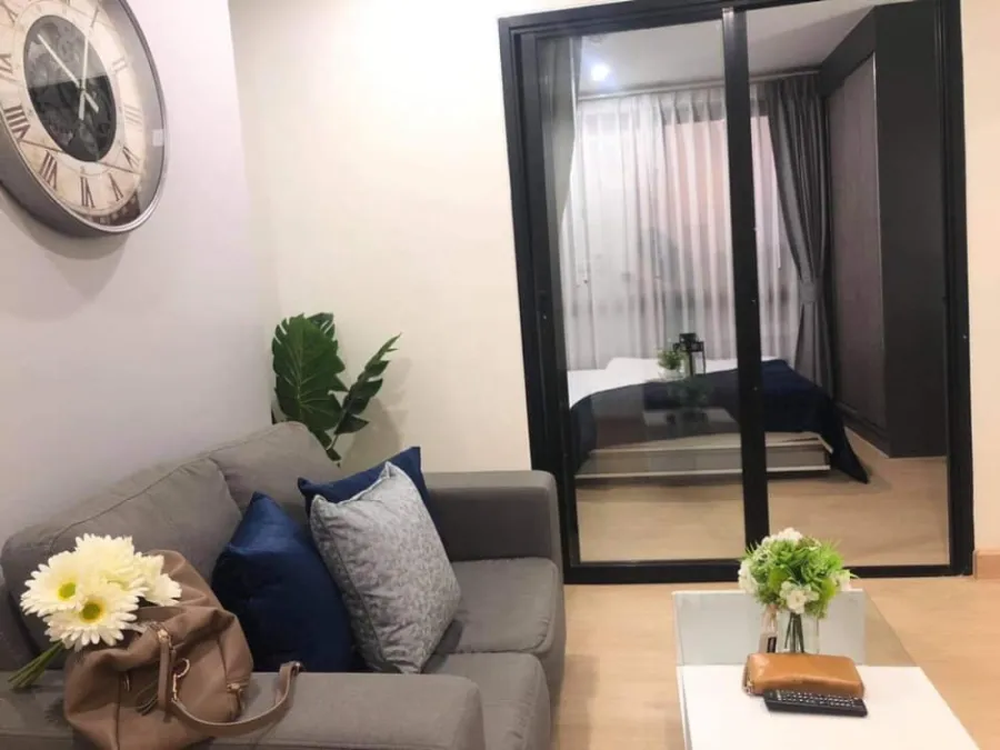 Urgent sale rent!! The Niche Mono Bangna N 8 Building D Corner room, swimming pool view, ready to move in immediately, book now!!