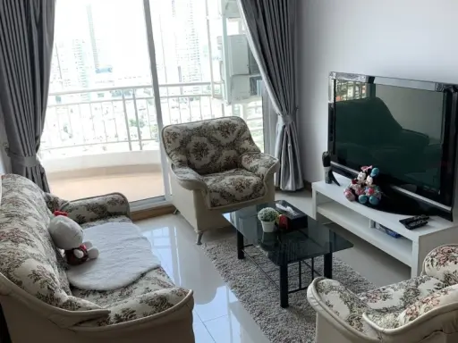 Condo for rent, Supalai River Resort, empty room, wide, view of the Chao Phraya River. Reserve first, get first. images