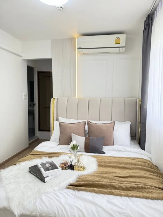 ขาย ให้เช่า Lumpini Mixx Thepharak-Srinakarin ห้องแต่งสวยสุดปัง สไตล์มินิมอล มาพร้อมเฟอร์ครบครัน จองเลย