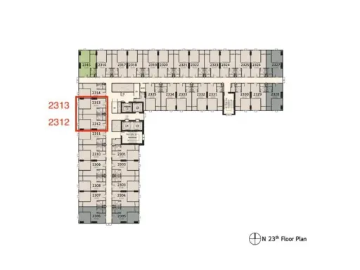 ขายดาวน์ Terra residence II ชั้น 23 วิวสระ ห้อง 2313 สนใจเป็นเจ้าของ รีบจองเลย