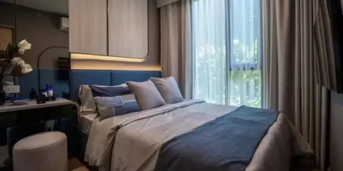 ขายดาวน์ Plum Condo New West Bangyai 1 ห้องนอน พื้นที่ใช้สอยเยอะ ทำเลดี สิ่งอำนวยความสะดวกครบครัน ห้ามพลาด