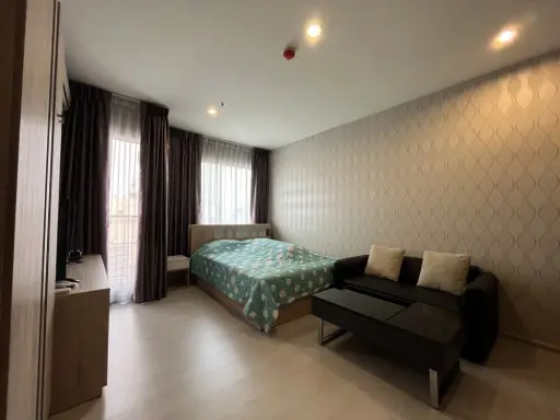 ให้เช่า คอนโด Rhythm Asoke ชั้น 36 ห้องแต่งสวย น่าอยู่ ติดวอลเปเปอร์ทั้งห้อง ไม่จองคือพลาดสุดๆ images